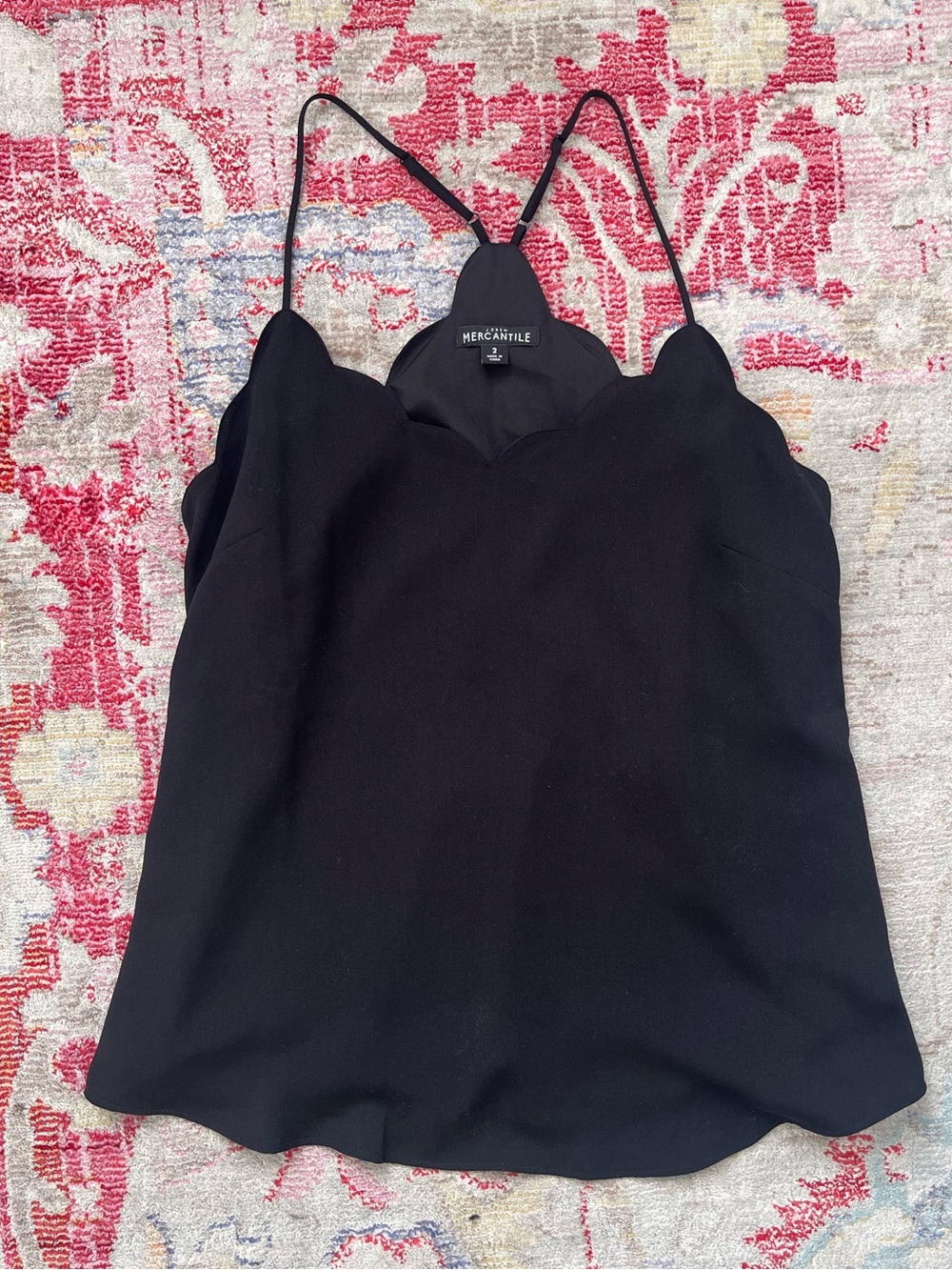 J Crew black tank top
